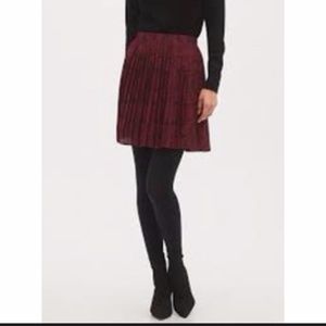 Banana Republic Burgundy Skirt and Shirt